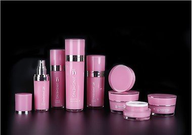 Botellas de bomba sin aire blancas