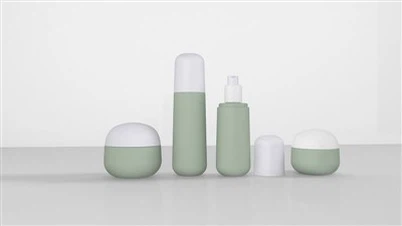 Botella con bomba de vacío de PP de 60 ml